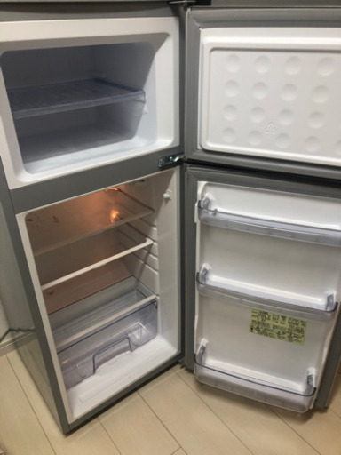 2ドア冷蔵庫