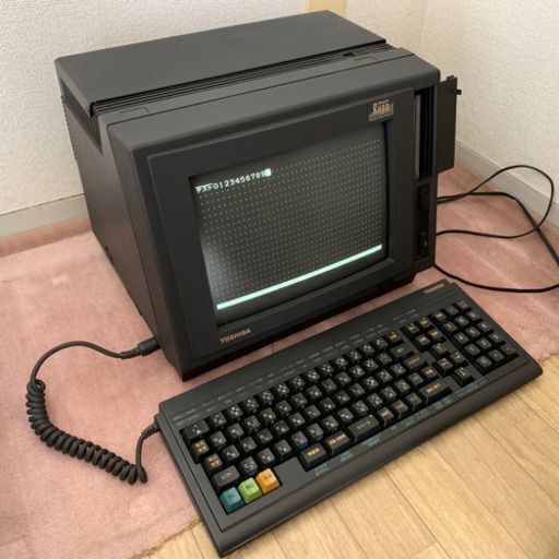 【美品】東芝/パーソナルワープロ　Rupoルポ（JW105CP）　※引き取り限定