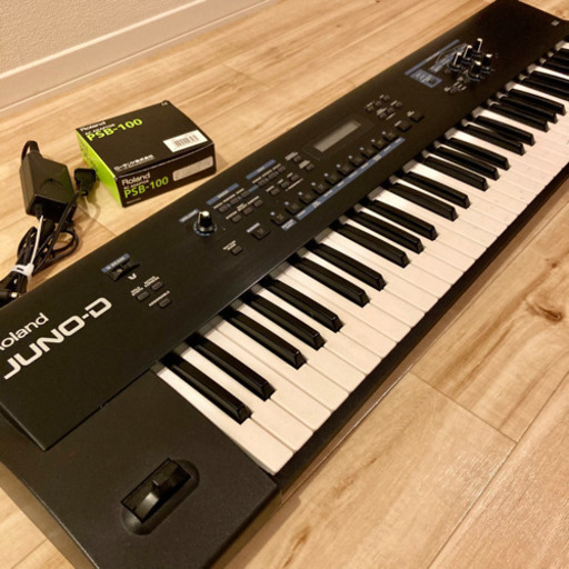 シンセサイザー Roland JUNO-D 61鍵盤 キーボード 電子ピアノ 美品