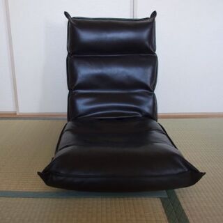 決まりました[値下げ] 座椅子　ハイバックタイプ　リクライニング茶色