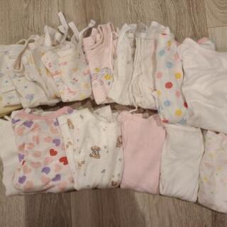 【おまけ付き未着用アリ】女の子肌着 2wayオール ロンパースの画像