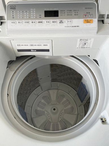 洗濯機　10kg Panasonic NA-FA100H6-W