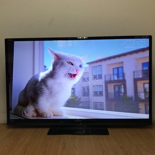 即日受渡❣️国内製造 高品質 薄型SHARPアクオス60型液晶TV 36000円