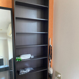 本棚　ダークブラウン　未使用　美品の画像