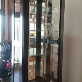 硝子 ガラス ショーケース コレクションケース 飾り棚 キャビネット