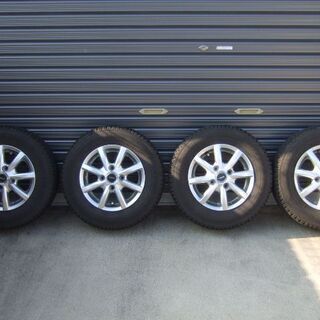 BSスタッドレスタイヤ＆ホイール4本セット 軽トラ、軽バン用