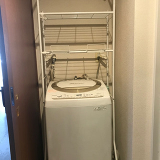 お話中　洗濯機ラックの画像