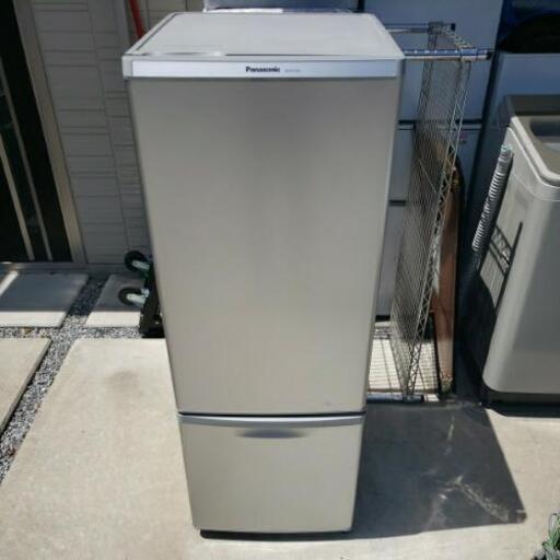 Panasonic パナソニック 2ドア ノンフロン冷凍冷蔵庫 168L NR-B176W-S