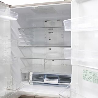 日立 6ドア冷凍冷蔵庫 R-XG5100G（XN）505L 真空チルド クリスタル