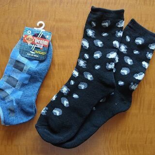 【未使用品】女性用の靴下2足セット