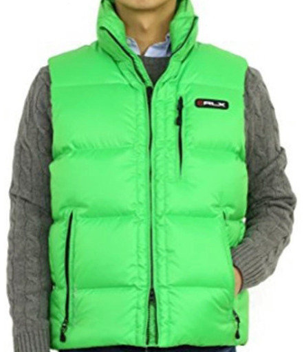 ラルフローレン　ダウンベスト　春、秋にベスト