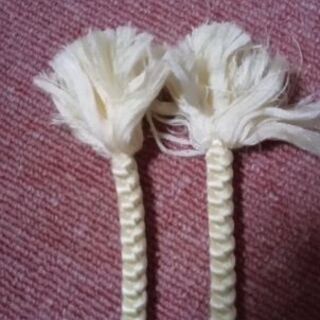 帯締め　オフホワイトの画像
