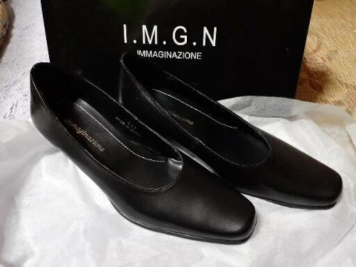 黒　パンプス　22cm 新品　IMGN 　高級