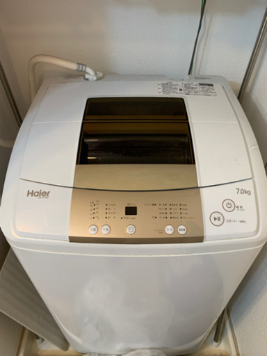 洗濯機　Haier JW-K70M 7.0kg 4/29まで引き取り希望