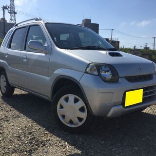【コミコミ価格】軽自動車　H12年式　スズキ　Kei　車検令和3年8月29日　走行6万キロ台　４WD　6345の画像