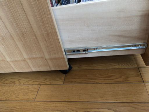 無印 机 ディスク そで机付き