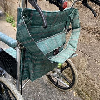 松永製作所 車椅子 チェック MATSUNAGA マツナガ 折りたたみ 車いす 車イス アルミ製 折り畳みの画像