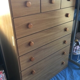 6段の箪笥 カジュアルキャビネットの画像