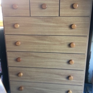 6段の箪笥 カジュアルキャビネットの画像