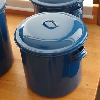 野田琺瑯 ホーロータンク 手付き 蓋付き 容量 10L