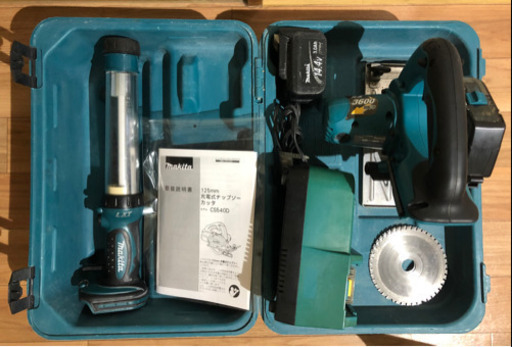 マキタ　CS−540D 14.4V 丸のこ　& ML184 ランタン　18V/14V セット