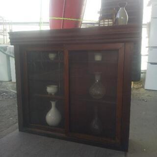 アンティーク食器棚・古水屋・飾り棚・古道具・古家具・食器棚