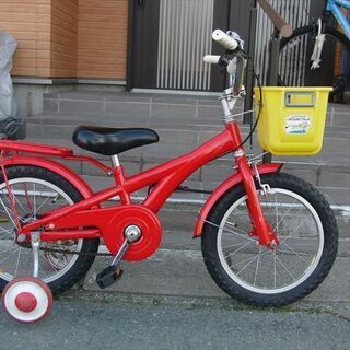 幼児用　16インチ　補助輪付き
