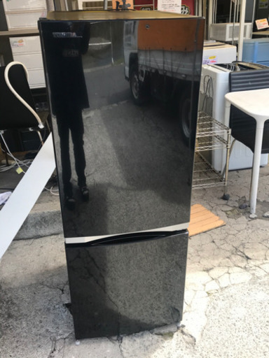 【リサイクルサービス八光　田上店　安心の3か月保証　配達・設置OK】東芝 TOSHIBAGR-M15BS(K) [冷蔵庫 （153L・右開き） 2ドア BSシリーズ ピュアブラック]