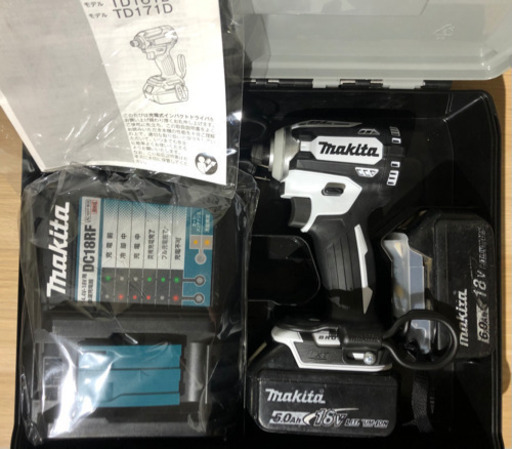 マキタ　 TD171D 18V 4モード　インパクトドライバー　白　フルセット