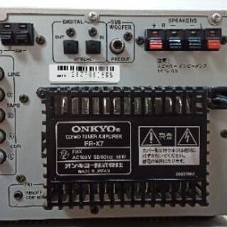 無料【ジャンク】通電可 MDコンポ本体２台セット ONKYO オンキョー FR-X7 / DENON デノン D-MA5DVの画像