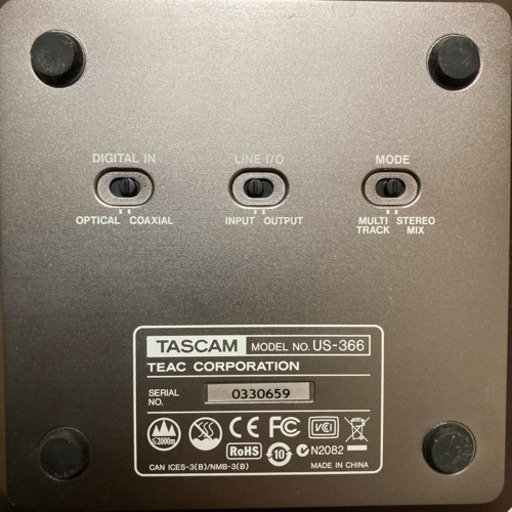 【お譲り先決定】TASCAM US-336 オーディオインターフェース IF
