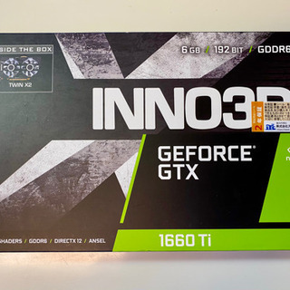 【新品未開封】INNO3D GEFORCE GTX 1660 T...