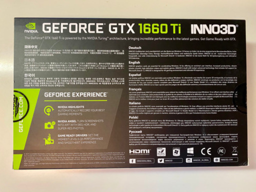 【新品未開封】INNO3D GEFORCE GTX 1660 TI TWIN …