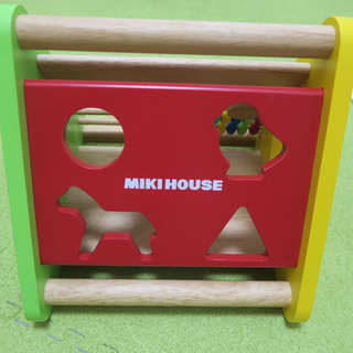 【0円】ミキハウス　型はめパズル【あげます】