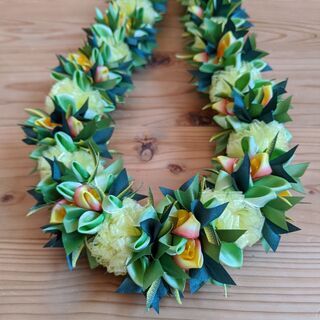 ハワイアンリボンレイ 　～荒川区・西日暮里のカフェで２時間レッスン ～の画像