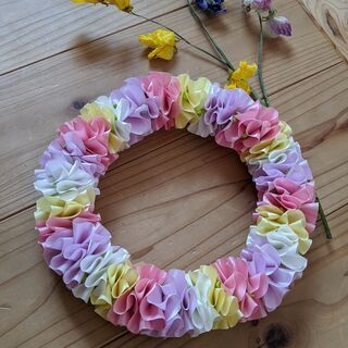 ハワイアンリボンレイ 　～荒川区・西日暮里のカフェで２時間レッスン ～の画像