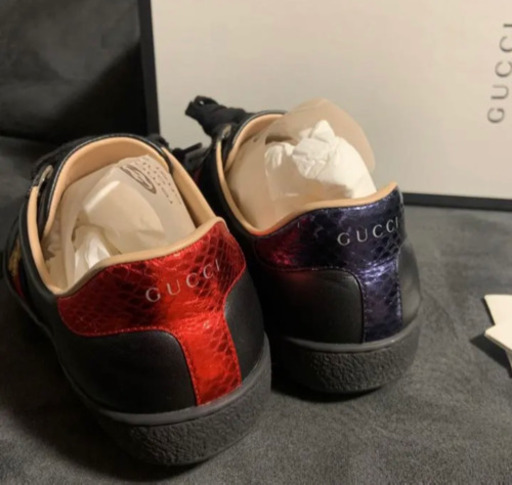 GUCCI グッチ 429446 Ace エース ウェブ ビー 刺繍 スニーカー