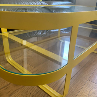 ローテーブル　ガラスの画像