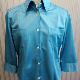 UNITED ARROWS ストレッチシャツブラウス ８分袖