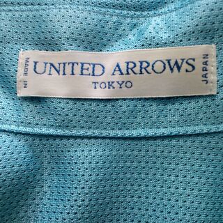 UNITED ARROWS ストレッチシャツブラウス ８分袖の画像