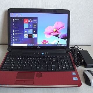 中古 高速SSD240GB搭載 Fujitsu LIFEBOOK AH550/5B ノートパソコン (3604)
