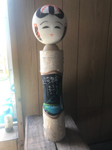 【お取引先決定】どデカい！こけし！長野県　白樺湖　縁起物　kokeshi doll 全長約55cm！