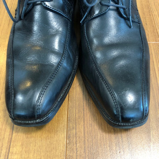 価格交渉可: 革靴 黒 25.5cm HIROKO KOSHINO HOMME の画像