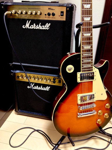 エレキギター、Marshallアンプなど全6点セット