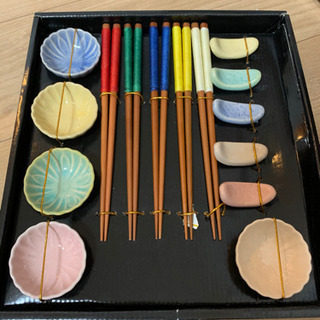 お箸　箸置き　小皿セット