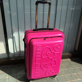 ※終了※【新品未使用】【ハローキティ】スーツケース キャリーケース キティちゃん サンリオ 旅行 バッグの画像