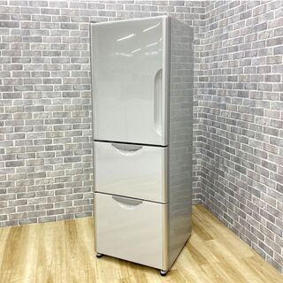 【ハッピー西葛西店】3ドア　302L　冷蔵庫　日立真空チルドV　2013年式　左開き　ID:56380