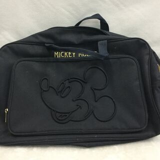 ミッキーマウス ボストンバッグ スクールバッグ 黒/ブラック 旅...