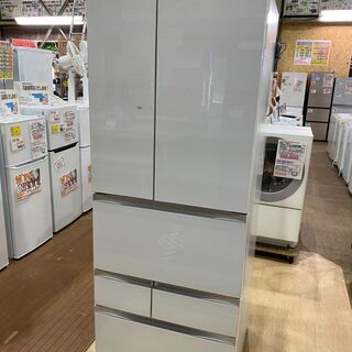 【愛品館市原店】東芝 2019年製 551L 6ドア冷蔵庫 GR-R550FZ（UW）【愛市IR013178-104】