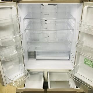 「リサイクルショップどりーむ荒田店」　3206　冷蔵庫　HITACHI　2019年製　！新品価格約15万円！大容量505L！　製氷OK　ヘコミあり　「3か月の保証付き」の画像